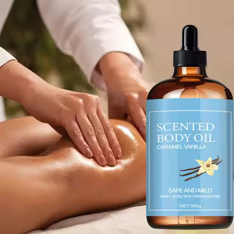Fragrance Body Oil, Coconut Oil Deeply Nourishes, Ascorbic Acid Strengthens Barrier, Zero Additives 