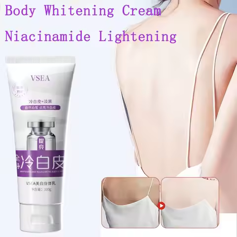 Body whitening cream niacinamide whitening lightening private armpit knee inner thigh whitening nour