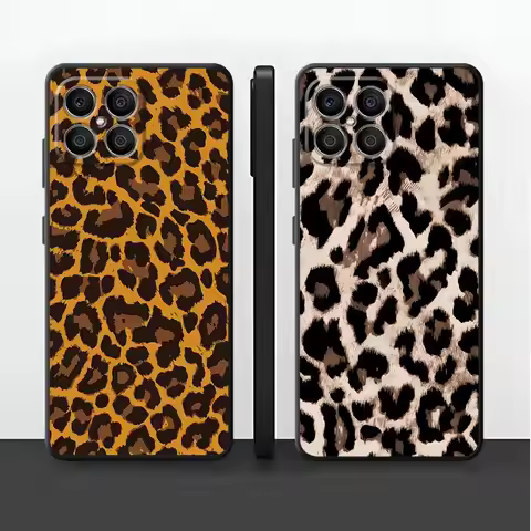 Leopard Print Pattern Funda Phone Cover Case for Honor X8 X9a 70 X5b Magic5Lite 90 X7 200 400 Lite X