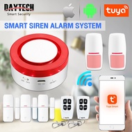 DAYTECH TUYA Wireless Home Alarm System WiFi Smart Siren Detector Sensor WIFI07-2