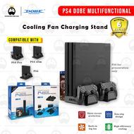 PS4 DOBE Multifunctional Cooling Fan Charging Stand [PS4 Slim / PS4 Pro / Regular PS4]