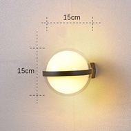 โคมไฟติดผนัง กันน้ำ/กันฝน Led มินิมอล ไฟภายนอกอาคาร เหมาะสำหรับ ระเบียง สวน กลางแจ้ง