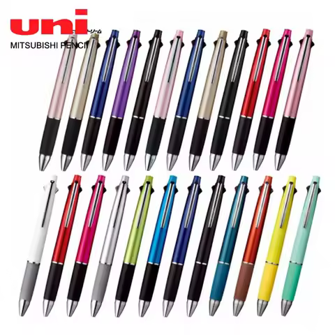 Japan UNI JETSTREAM Multifunctional Pen 4 in 1 0.38/0.5/0.7mm Ballpoint Pen+0.5mm Mechanical Pencil 