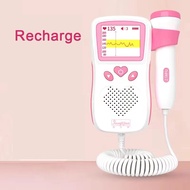 【FREE gel】Fetal Doppler USB Rechargeable Curve/Digtal Ultrasound Baby Heartbeat Detector Home Pregna