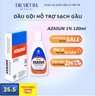 Dầu gội AZASUN 1% giúp vệ sinh da đầu hỗ trợ làm sạch gàu giảm gàu cho da đầu| Bs Hà Da Liễu Khuyên 