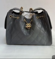 CHANEL 25b深灰色 25 bag 小號  芯片包