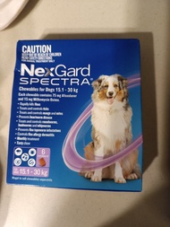 NexGard SPECTRA ®驅蟲 咀嚼片 (6粒裝),15-30kg