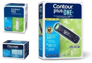Contour - Contour Plus One 血糖機套裝(50張紙+ MICROLET 100採血針 +1機) 香港原廠 (內附採血器 1 支)