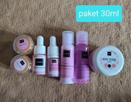 Scarlett Whitening 1 Paket Lengkap Glowing (Share In Jar 7 in 1 untuk Perawatan Tubuh dan Muka)