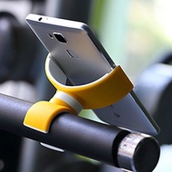Double C Car Bike Rack Fashion Car Phone Holder Bracket Double U Soft Multi-bracket