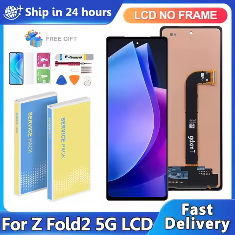 Fold2 Display For Samsung Z Fold 2 F916 F916B LCD Display Touch Screen Digitizer Assembly Replacemen