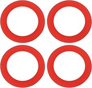 Briny River 4PCS Toilet Flush Valve Rubber Seal Gasket Compatible with Mansfield 210 and 211 ID 55.5