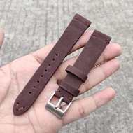 19mm Leather Strap watch Brown PH19 Genuine Leather watch Strap.
