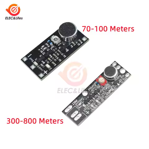 88-115MHz FM Transmitter Module with Microphone DC 2V-9V/3V-5V Wireless Car FM Radio Trasmitter Boar