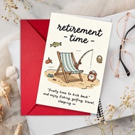 TEMU Open Leisure Life Warm Retire Happy Colleague Farewell to Workplace Retirement Blessing Commemo