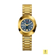 RADO Watch R12416523 / DiaStar The Original Automatic / Women's / Date / Stones / 27.3mm / SS Bracelet / Blue Gold