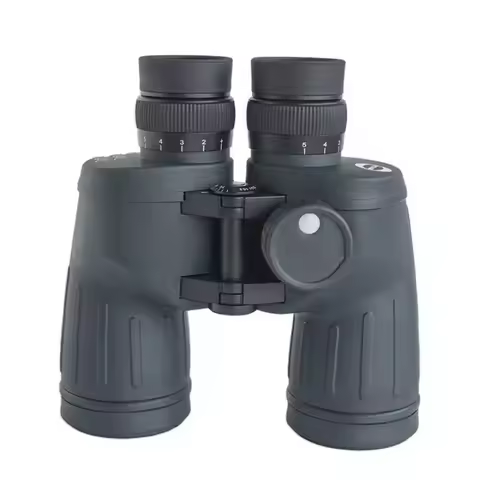 7X50 Binoculars with Compass, FMC Lens, BAK4 Prism, Waterproof, for Outdoor & Concert