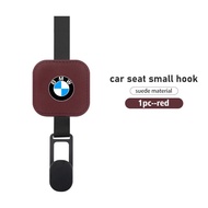 Suede Car Seat Back Hook Hidden Creative Universal Storage Hook Load 20kg for BMW G20 F30 E60 E46 E90 X1 F48 X3 G01 X5 G05 IX3 IX I4 1 3 5 Series F10 G30 E36 E30 Accessories