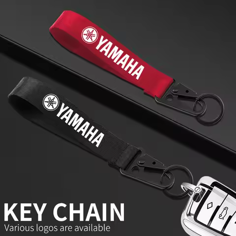 Car key keychain Wrist Strap Key Holder Rope Car Hanging Strap Universal For Yamaha R1 R3 R25 Mt-09 