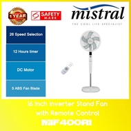 Mistral MIF400RI 16 Inch Remote Inverter Stand Fan WITH 1 YEAR WARRANTY