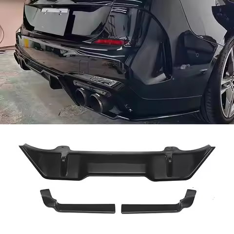 Car Rear Bumper Diffuser Lip Rear Side Splitters Spoiler Lip For BMW 2 Series F44 2021 2022 2023 202