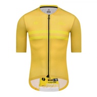 Monton Short Sleeve Jersey Monday Yellow Cycling Jersey