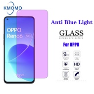 Anti Blue Light Ray Tempered Glass OPPO Reno 14F 5G 14 13F 13 12F 11F 8T 4G 8 Pro 8z 7 7z 6 6z 5 5z 
