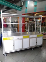 steling rak kaca nasi tempahan 200x70x180