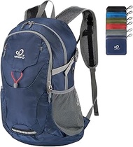 WATERFLY Lightweight Packable Hiking Backpack: 30L Foldable Travel Daypack Ultralight Camping Day Pa