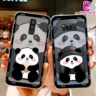 Silicone Case With Panda Printed Samsung S8, S8+, S9, S9+ Does Not Fade