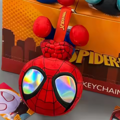 2025 Sale Genuine Hot Toys Spider Man Series Blind Box Bag Pendant Key Chain Cute Peter Toys Surpris