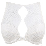 Annebra บราเสริมทรง มีโครง เสริมฟองน้ำ Push up mold bra bloom up รุ่น AB1-557 สีครีม