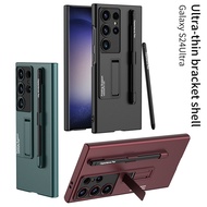 [Ultra-thin with Pen]Samsung S24Ultra/S24plus Pen Slot with Pen Ultra-Thin Adjustable Bracket Anti-F