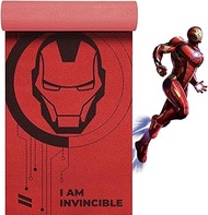 PowerMax Fitness X Marvel YP6-1.3 Iron-Man Marvel Edition Anti Skid Yoga mat with Bag for Gym Workou