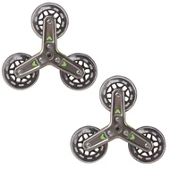 4.28 Readystock Shopping Cart Trolley Wheel Universal Wheel Trailer Triangle Wheel Stair Climbing Wh