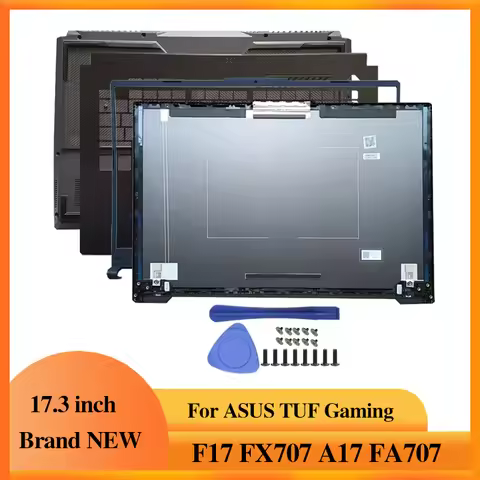 Notebook LCD Back Cover/Front Bezel/Palmrest/Bottom Laptop Accessories For ASUS TUF Gaming F17 FX707