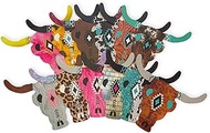 Longhorn Silicone Cardstock Cutouts for Freshies | 12 Pack | 4.55 Wide x 3.5" Long | Freshie Supplie