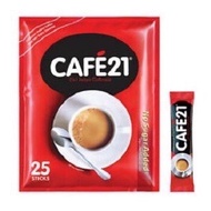CAFE 21 Coffee Mix 2 in 1 contents 22's / Instant Black Coffee Without Sugar