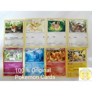 Pokemon Card TCG : Eevee evolution set pokemon card (flareon,jolteon,vaporeon,sylveon)