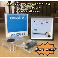 ANDELI DE-96 (600/1600/2000/2500/3000)/5A C.T. AMMETER (96 X 96 MM) PANEL METER