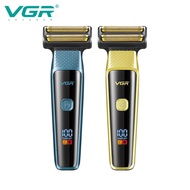 เครื่องโกนหนวด VGR ถอดเปลี่ยนหัวได้ 3in1 ตัดผม ตัดขนจมูก เครื่องโกนหนวดไร้สาย ที่โกนหนวด โกนเครา ที่