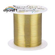 1roll Round Copper Wire for Wire Wrapped Jewelry Making Light golden 22 Gauge 0.6mm about 164.04 Fee