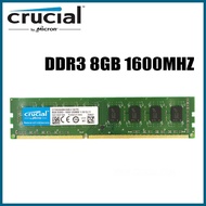 Crucial 8GB 2RX8 PC3-12800U DDR3 1600MHz intel 1.5V DIMM RAM Desktop Memory Kit