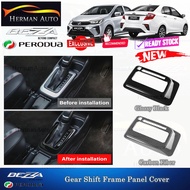 HermanAuto Perodua Bezza Gear Shift Panel Frame Cover Garnish Accessories Bezza Aksesori 2016-2023