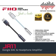 FiiO Jade Audio JA11 / JA-11 / JA 11 USB Type C to 3.5mm Earphone/ Headphone DAC and Amplifier For I