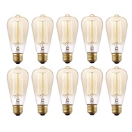 10 Bóng đèn Edison Vintage Bulb 40W E27 220V
