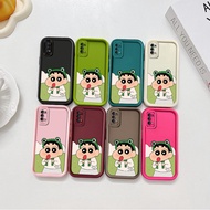 Cartoon Cute Frog Cap Crayon Shin-chan Phone Casing For OPPO Reno 4 4F / Reno 5F / Reno 8Z / Reno 8T