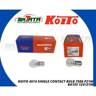 KOITO KB4514 Single Contact (PER PIECE) AUTO BULB P21W BA15s 1141 12V/21W (17635) (7506)