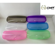 (SG Ready Stock) Semi-transparent Spectacle Case with spectacle cloth