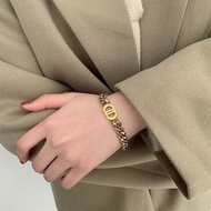 Titanium cd chain bracelet